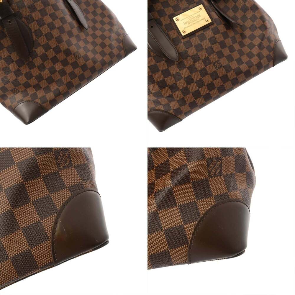 LOUIS VUITTON Brown Damier Canvas Tote Bag - Picture 8 of 11